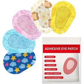 90pcs Adhesive Eye Patches Eye Patches for Kids Teens Eye Pad Disposable Adhesive Bandages for Toddlers Girls Boys
