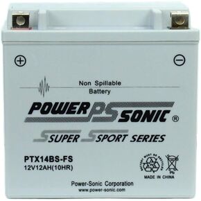 PTX14BS-FS 12V 12AH 150 CCA - Sealed Lead Acid Battery