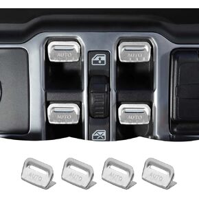 RT-TCZ Center Console Window Button Switch Trim Cover Decoration Interior Accessories for Jeep Wrangler JL JLU & Gladiator JT 2018-2024 Aluminum Alloy,Purple