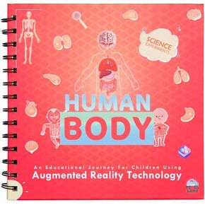 Human Body Book with Augmented Reality App - A Fun and Interactive Guide for Kids 6 and Up - Smart Learning Method for Girls and Boys - Funny Children's Books
