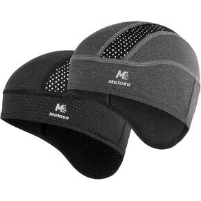 MELASA Skull Cap Cooling Helmet Liner for Hard Hat with Neck Extension Sun Protection Mesh Breathable Sweat Cap for Men Women