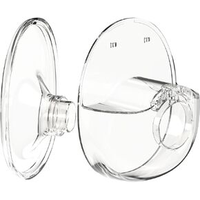 Wearable Breast Pump Milk Collector Cup Accessories, 9mm 21mm 24mm Adaptation MHarbor MY-375 Wearable Breast Pump,Include Silicone Diaphragm & Milk Collector
