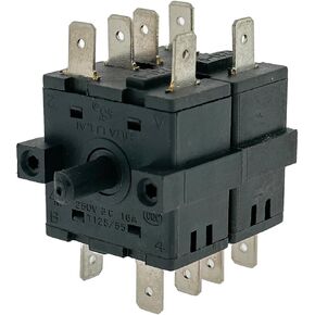 FZ31-9 12 Pins 8 Positions Function Rotary Selector Switch for Toaster Oven