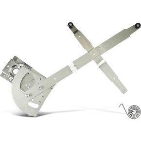 A-Premium Power Window Regulator Without Motor Compatible with Dodge D100, D150, D200, D250, D300, D350, D400, D450, Ramcharger, W100, W150, W200 & Plymouth Trailduster, Front Right Passenger Side