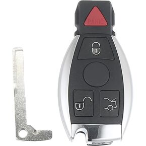 X AUTOHAUX 4 Button Car Keyless Entry Remote Control Key Fob Proximity Smart Fob IYZ3317 for Mercedes 315MHz