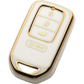 Key Fob Cover fit for Honda 2014-2022 HR-V Fit Pilot Odyssey LX EX