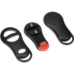 Dorman 13628 Keyless Entry Transmitter Cover Compatible with Select Chrysler / Dodge / Plymouth Models, Black