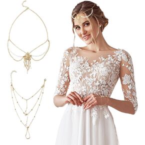 DOCILA رئيس سلسلة البنصر سوار مجموعة اليد مجوهرات الذهب سلاسل الشعر عصابات مهرجان حفلات الزفاف زي اكسسوارات الشعر للنساء والفتيات in Kuwait