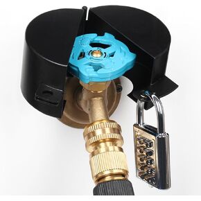 Water Spigot Lock and Outdoor Faucet Locking Device - Used to Lock Indoor and Outdoor Faucets, Easy to Use and Prevent Water Theft and Conserve Wate in Kuwait