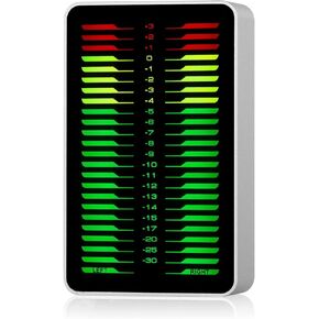 Dual Channel LED Sound Level Meter Stereo Music Spectrum Home Car Audio Display