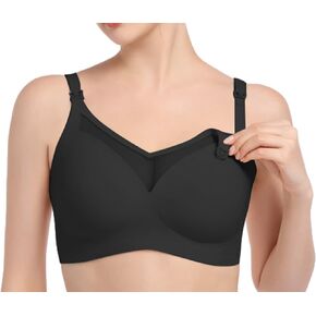 Nursing Bras for Breastfeeding,Maternity Pregnancy Bra, Pumping Bra Hands Free, Sleep Comfort Bralette with Extender