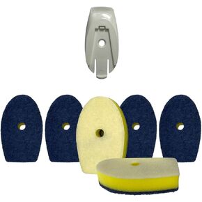 Smilyeez No-Plastic Sponge Refill for OXO Good Grip Dishwand 6 Pack...