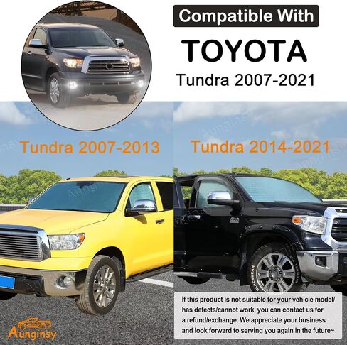 Car Front Windshield Sunshade Compatible with Toyota Tundra 2007-2021 Automotive Windshield Sunshades Foldable Reflective Sun Visor for UV Rays and Sun Heat Protect Car Interior Accessories in Saudi Arabia