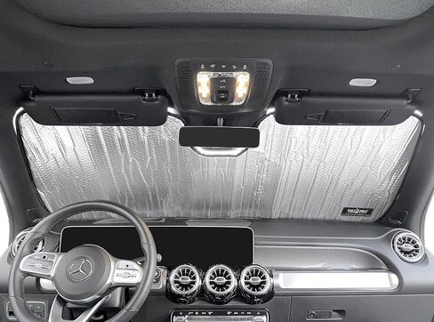 YelloPro Custom Fit Front Windshield Reflective Sunshade for 2020 2021 2022 2023 2024 Mercedes-Benz GLB-Class SUV, Sun Shade Protector Accessories [Made in USA] in Saudi Arabia
