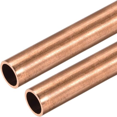 uxcell Copper Round Tube, 4mm OD 1mm Wall Thickness 300mm Long Straight Pipe Tubing 2 Pcs in Saudi Arabia
