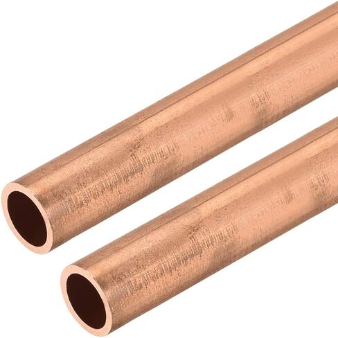 uxcell Copper Round Tube, 4mm OD 1mm Wall Thickness 300mm Long Straight Pipe Tubing 2 Pcs in Saudi Arabia