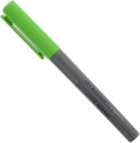 Art Alternatives Permanent Marker, Fine, Black- 4.2mm felt nib - Coloring, drawing, writing, writing, note-taking in Saudi Arabia