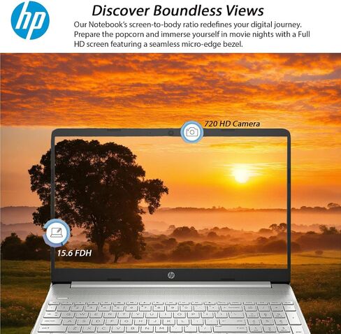 HP Essential Business Laptop, 15.6" FHD Touchscreen, Ryzen 5 5500U 6-core Processor (Up to 4.0 GHz), 64GB RAM, 2TB PCIe SSD, SD Card Reader, USB-C, HDMI, w/P500 SSD in Saudi Arabia