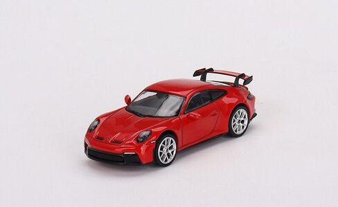 True Scale Miniatures Model Car Compatible with Porsche 911 (992) GT3 Guards Red 1/64 Diecast Model Car MGT00662 in Saudi Arabia