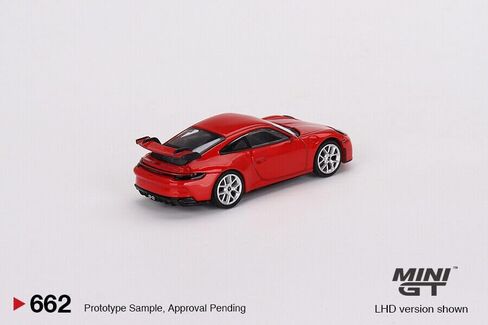 True Scale Miniatures Model Car Compatible with Porsche 911 (992) GT3 Guards Red 1/64 Diecast Model Car MGT00662 in Saudi Arabia