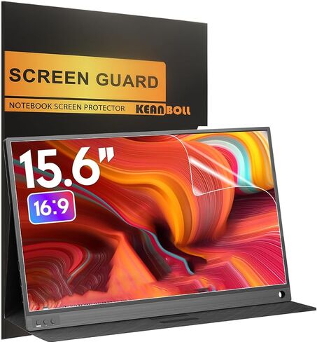 2 Pack 15.6" Screen Protector Compatible with ASUS ZenScreen/MNN/KYY/ARZOPA/ForHelp/InnoView/Lepow/Newsoul/QQH etc Other All 15.6 inch Portable Monitor with 16:9 Aspect Ratio,Ultra Clear Anti Scratch in Saudi Arabia
