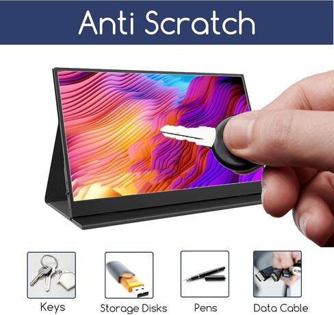 2 Pack 15.6" Screen Protector Compatible with ASUS ZenScreen/MNN/KYY/ARZOPA/ForHelp/InnoView/Lepow/Newsoul/QQH etc Other All 15.6 inch Portable Monitor with 16:9 Aspect Ratio,Ultra Clear Anti Scratch in Saudi Arabia