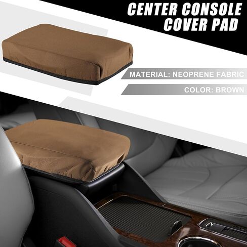 Center Console Armrest Cover Waterproof Console Covers Pad Trim Protector for Nissan Altima 2007-2012 Neoprene Fabric Black in Saudi Arabia