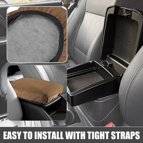 Center Console Armrest Cover Waterproof Console Covers Pad Trim Protector for Nissan Altima 2007-2012 Neoprene Fabric Black in Saudi Arabia
