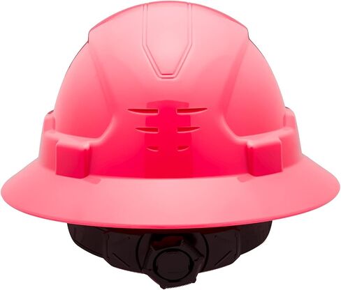 Pink Hard Hat Construction Helmet OSHA Approved Vented Full Brim Safety Pink Hard Hats for Women with Safety Glasses, Cascos De Construccion Work Hardhat, 6 Point Ratcheting System in Saudi Arabia