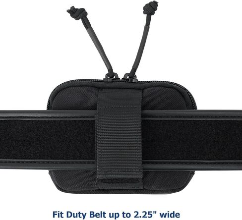 Duty Belt Gloves Pouch Latex Disposable Glove Holder Carrier Double Gloves Pockets Police Law Enforcement Officer Security Firefighter EMS EMT Paramedic First Responders Heavy Duty Nylon Bag in Saudi Arabia