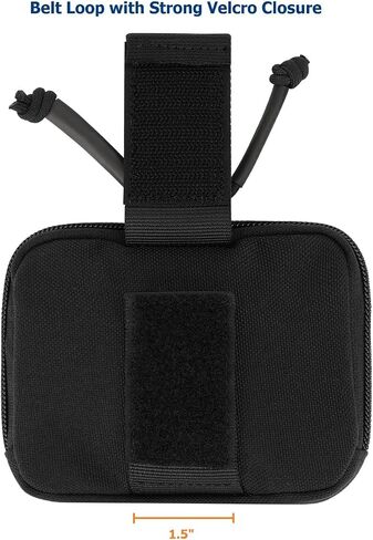 Duty Belt Gloves Pouch Latex Disposable Glove Holder Carrier Double Gloves Pockets Police Law Enforcement Officer Security Firefighter EMS EMT Paramedic First Responders Heavy Duty Nylon Bag in Saudi Arabia