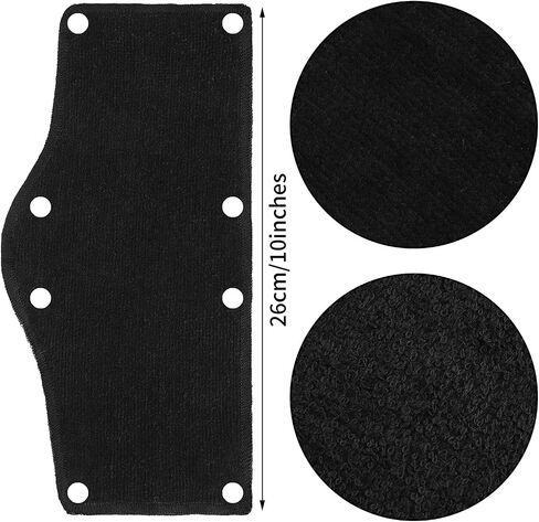 Aneco 12 Pack Hard Hat Sweatband Cotton Reusable Sweatband Snap-On Liner Sweatband for Hard Hat Accessories in Saudi Arabia