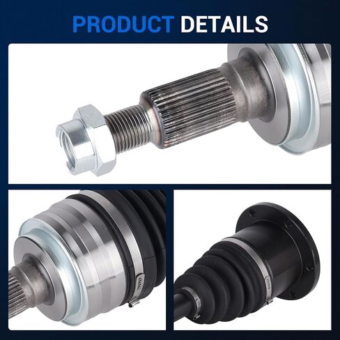 Autoround 601009 Pair Front CV Axle Shaft Assembly Compatible with chevy Tahoe/Silverado 1500/ Blazer, GMC Yukon/Sierra 1500/ K1500, Cadillac Escalade in Saudi Arabia