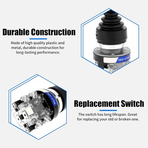 AC 380V 15A 4NO 4 Position Joystick Switch Latching Self Locking Monolever Joystick Switch Cross Switch Joy Stick in Saudi Arabia