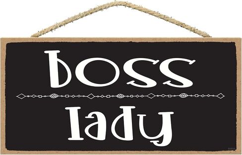 Boss Lady Sign - Boss Lady Office Decor - Funny Office Decor - Funny Office Signs - Boss Lady Wall Decor - Hanging Signs for Home Decor Wall in Saudi Arabia