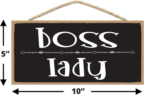 Boss Lady Sign - Boss Lady Office Decor - Funny Office Decor - Funny Office Signs - Boss Lady Wall Decor - Hanging Signs for Home Decor Wall in Saudi Arabia
