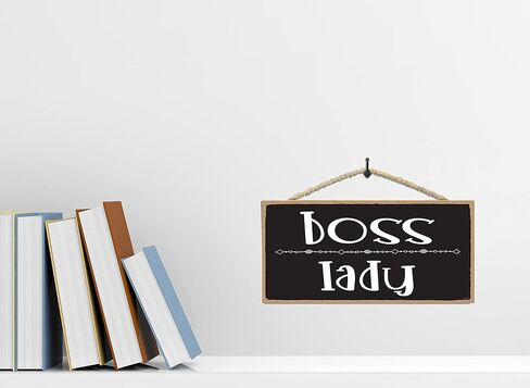 Boss Lady Sign - Boss Lady Office Decor - Funny Office Decor - Funny Office Signs - Boss Lady Wall Decor - Hanging Signs for Home Decor Wall in Saudi Arabia
