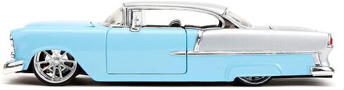 Big Time Muscle 1:24 1955 Chevrolet Bel-Air Die-Cast Car, Toys for Kids and Adults(Light Blue) in Saudi Arabia
