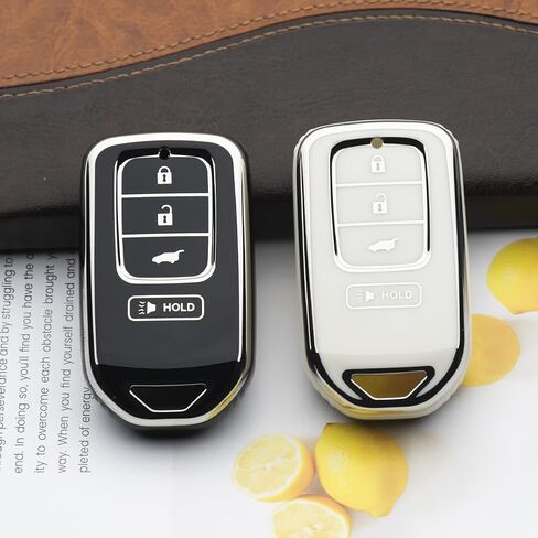 Key Fob Cover fit for Honda 2014-2022 HR-V Fit Pilot Odyssey LX EX in Saudi Arabia