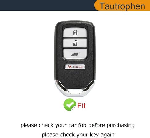 Key Fob Cover fit for Honda 2014-2022 HR-V Fit Pilot Odyssey LX EX in Saudi Arabia
