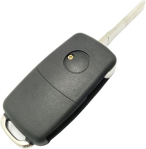 Key Fob Case Fit for VW Volkswagen Jetta Passat Golf Beetle Rabbit GTI CC EOS Replacement Key Shell 4 Buttons Keyless Entry Remote Key Fob Cover with Uncut Blade (1) in Saudi Arabia