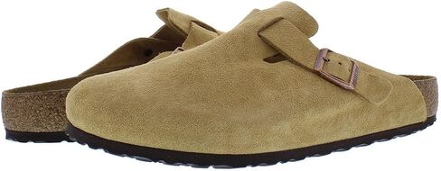 Birkenstock Men's Boston Clogs, Latte Cream, Tan, 9 Medium US in Saudi Arabia