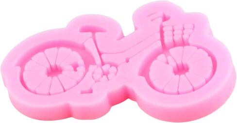 Tractor Silicone Mold Bicycle Resin Molds Truck Van Keychain Resin Casting Molds Car Epoxy Resin Mold for DIY Jewellery Silicone Mold Resin Crafting Set of 6 in Saudi Arabia