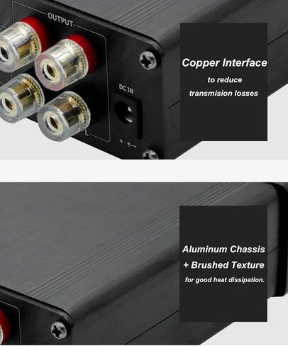 مضخم صوت استقبال، بلوتوث 5.0 مضخم صوت هاي فاي، مكبر صوت ستيريو لسطح المكتب 2.1 قناة، مضخم صوت يعمل مع صوت جهير وتحكم ثلاثي 600 وات in Kuwait