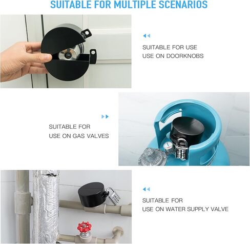 Water Spigot Lock and Outdoor Faucet Locking Device - Used to Lock Indoor and Outdoor Faucets, Easy to Use and Prevent Water Theft and Conserve Wate in Kuwait