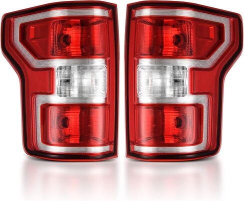 AUTOSAVER88 Taillights Assembly Rear Brake Lamps Replacement Compatible With 2015 2016 2017 2018 2019 2020 Ford F150 F-150, NOT Compatible with Factory LED, Passenger and Driver Side in Saudi Arabia
