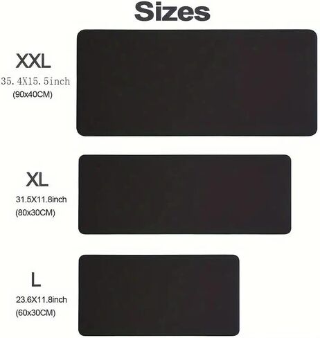 Anime Mouse Pad Extended XXL & Large Gaming Mat Protector Stickers 35.5 x 15.8 inch (90x40 cm) in Saudi Arabia