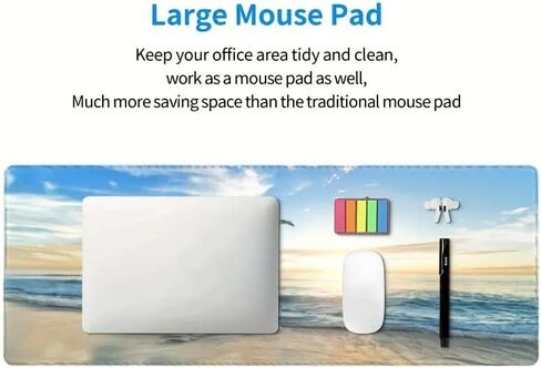 Anime Mouse Pad Extended XXL & Large Gaming Mat Protector Stickers 35.5 x 15.8 inch (90x40 cm) in Saudi Arabia