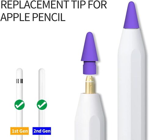 Compatible for Apple Pencil Tips 3 Pack (Gules) in Saudi Arabia