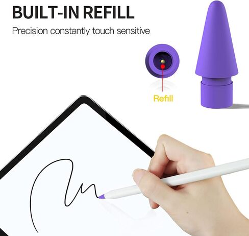 Compatible for Apple Pencil Tips 3 Pack (Gules) in Saudi Arabia